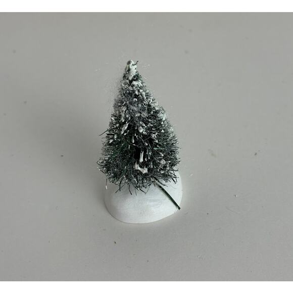 Dept. 56 Christmas Tree Village 12 Bottle Brush Snow Frosted Various Sizes - Picture 10 of 10
